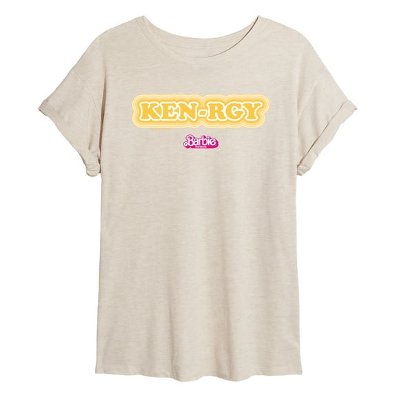 Barbie The Movie - Kenrgy Orange - Juniors Ideal Flowy Muscle T-Shirt