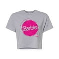 thumbnail image 1 of Barbie The Movie - Mattel Barbie Burst - Juniors Cropped Cotton Blend T-Shirt, 1 of 5