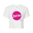 thumbnail image 1 of Barbie The Movie - Mattel Barbie Burst - Juniors Cropped Cotton Blend T-Shirt, 1 of 5