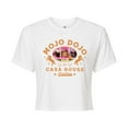 thumbnail image 1 of Barbie The Movie - Mojo Dojo Casa House West - Juniors Cropped Cotton Blend T-Shirt, 1 of 5