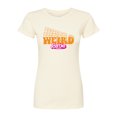thumbnail image 1 of Barbie The Movie - Stacked Weird Barbie - Juniors Fitted Graphic T-Shirt, 1 of 5
