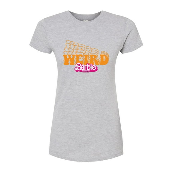 Barbie The Movie - Stacked Weird Barbie - Juniors Fitted Graphic T-Shirt