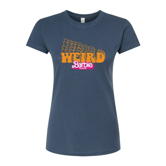 Barbie The Movie - Stacked Weird Barbie - Juniors Fitted Graphic T-Shirt