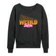 thumbnail image 1 of Barbie The Movie - Stacked Weird Barbie - Women's Lightweight French Terry Long Sleeve Shirt, 1 of 5
