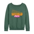thumbnail image 1 of Barbie The Movie - Stacked Weird Barbie - Women's Lightweight French Terry Long Sleeve Shirt, 1 of 5