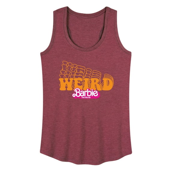 Barbie The Movie - Stacked Weird Barbie - Women's Racerback Tank Top