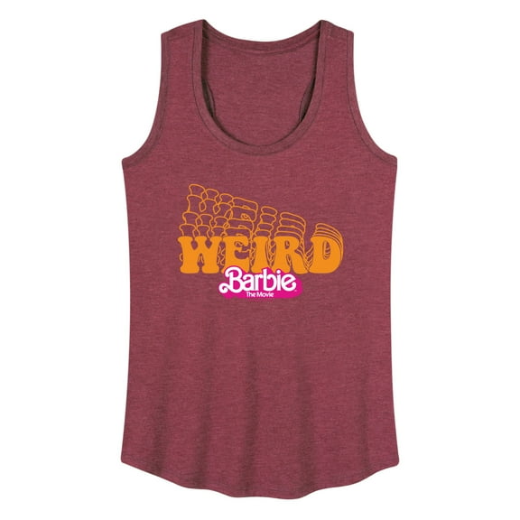 Barbie The Movie - Stacked Weird Barbie - Women's Racerback Tank Top