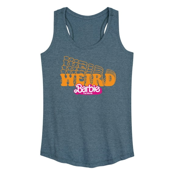 Barbie The Movie - Stacked Weird Barbie - Women's Racerback Tank Top
