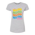 thumbnail image 1 of Barbie The Movie - Weird Stack - Juniors Fitted Graphic T-Shirt, 1 of 5