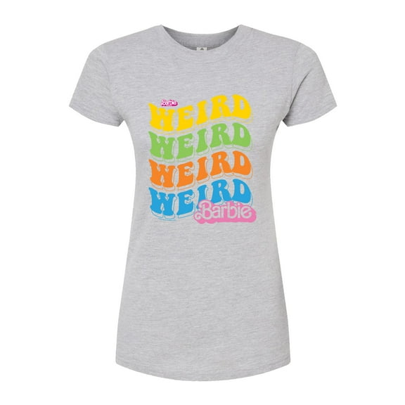 Barbie The Movie - Weird Stack - Juniors Fitted Graphic T-Shirt