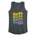 thumbnail image 1 of Barbie The Movie - Weird Stack - Women's Racerback Tank Top, 1 of 5