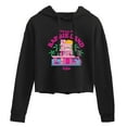 thumbnail image 1 of Barbie The Movie - Welcome To Barbie Land - Juniors Cropped Pullover Hoodie, 1 of 5
