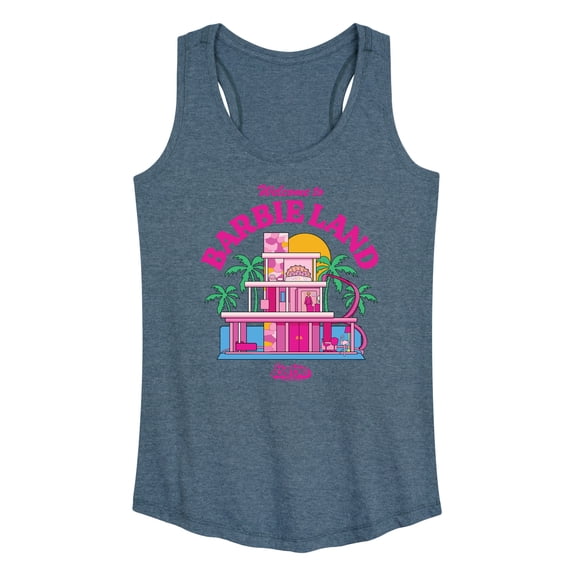 Barbie The Movie - Welcome To Barbie Land - Women's Racerback Tank Top