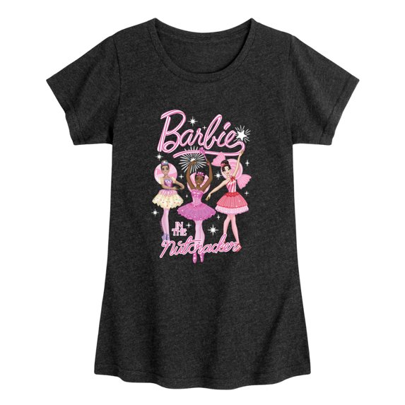 Barbie - The Nutcracker Candy Swirls Girls' Fitted Short Sleeve Graphic T-Shirt