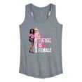 thumbnail image 1 of Barbie - The Present/Future Is Female - Women's Racerback Tank Top, 1 of 4