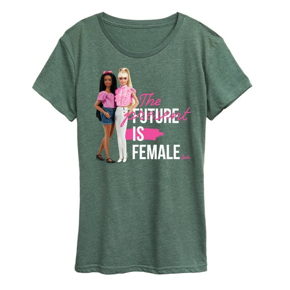 Barbie - The Present/Future Is Female - Women's Short Sleeve Graphic T-Shirt