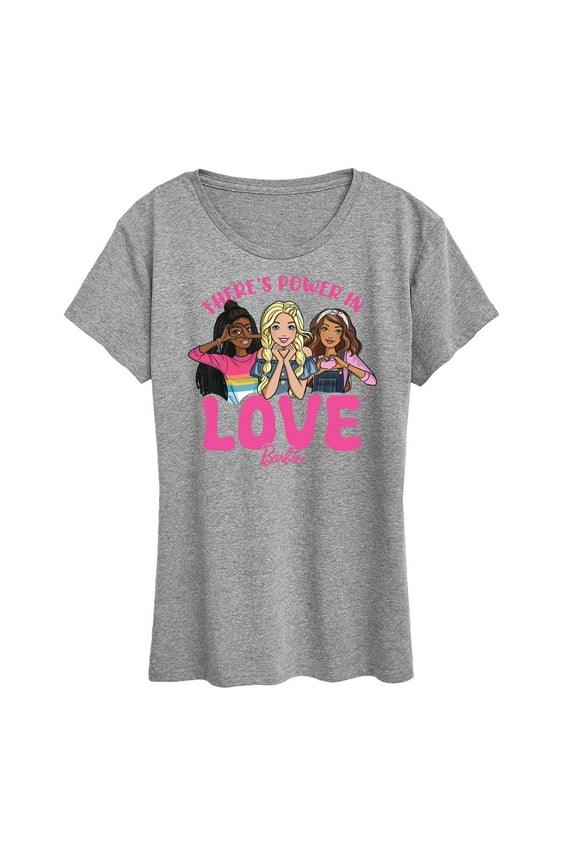- Theres Power In Love - Women's Short Sleeve Graphic T-Shirt