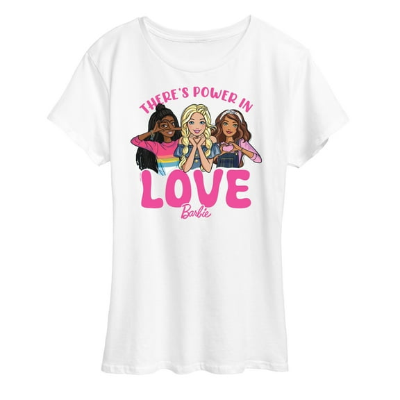 Barbie - Theres Power In Love - Women's Short Sleeve Graphic T-Shirt