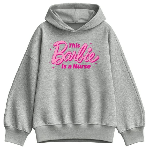 Barbie - This Barbie Is A Nurse - Women's Drop Shoulder Pullover Hood