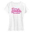 thumbnail image 1 of Barbie - This Barbie Is A Teacher - Women's Short Sleeve Graphic T-Shirt, 1 of 4