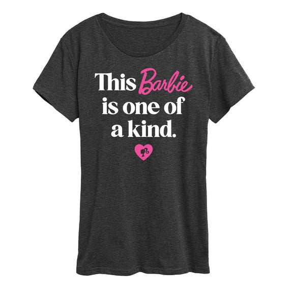 Barbie - This Barbie Is One Of A Kind-Womens Women'S Short Sleeve Graphic T-Shirt