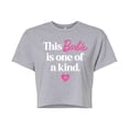thumbnail image 1 of Barbie - This Barbie is One of a Kind Women's Cropped Graphic T-Shirt, 1 of 4