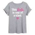 thumbnail image 1 of Barbie - This Barbie is One of a Kind - Juniors Oversized Graphic T-Shirt, 1 of 4
