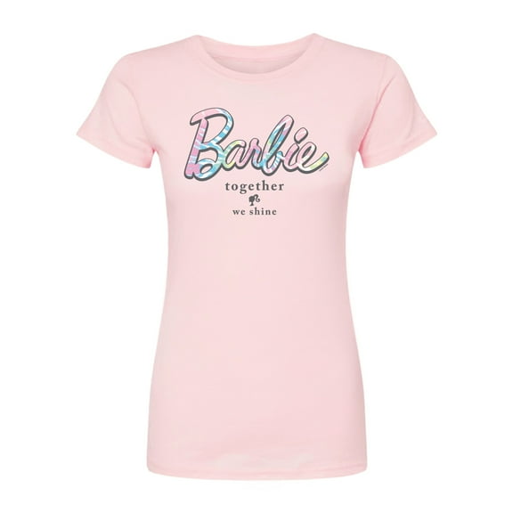 Barbie - Tie Dye Barbie - Juniors Fitted Short Sleeve Graphic T-Shirt