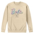 thumbnail image 1 of Barbie - Tie Dye Barbie - Men's Long Sleeve Crew Fleece Sweatshirt, 1 of 3