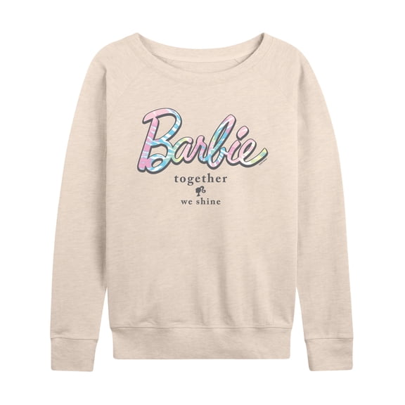 Barbie - Tie Dye Barbie - Women's French Terry Long Sleeve Pullover