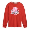 thumbnail image 1 of Barbie - Tie Dye Barbie and Butterflies - Toddler And Youth Long Sleeve Graphic T-Shirt, 1 of 4