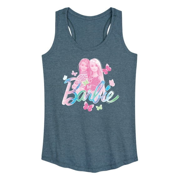 Barbie - Tie Dye & Butterflies - Women's Racerback Tank Top