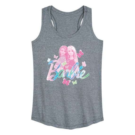 Barbie - Tie Dye & Butterflies - Women's Racerback Tank Top