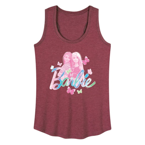 Barbie - Tie Dye & Butterflies - Women's Racerback Tank Top