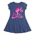 thumbnail image 1 of Barbie - Tie Dye Logo - Toddler And Youth Girls Fit And Flare Dress, 1 of 4