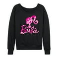 thumbnail image 1 of Barbie - Tie Dye Logo - Women's Lightweight French Terry Long Sleeve Shirt, 1 of 5