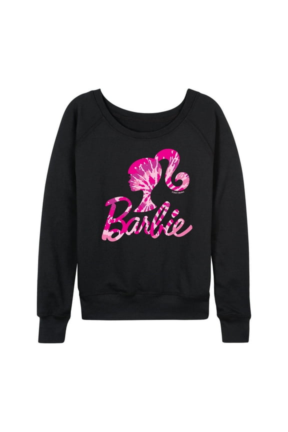 - Tie Dye Logo - Women's Lightweight French Terry Long Sleeve Shirt