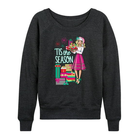 Barbie - Tis The Season - Women's Lightweight French Terry Long Sleeve Shirt