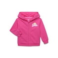 thumbnail image 1 of Barbie Toddler Girl Full-Zip Hoodie with Front & Back Graphics, Sizes 12M-5T, 1 of 6