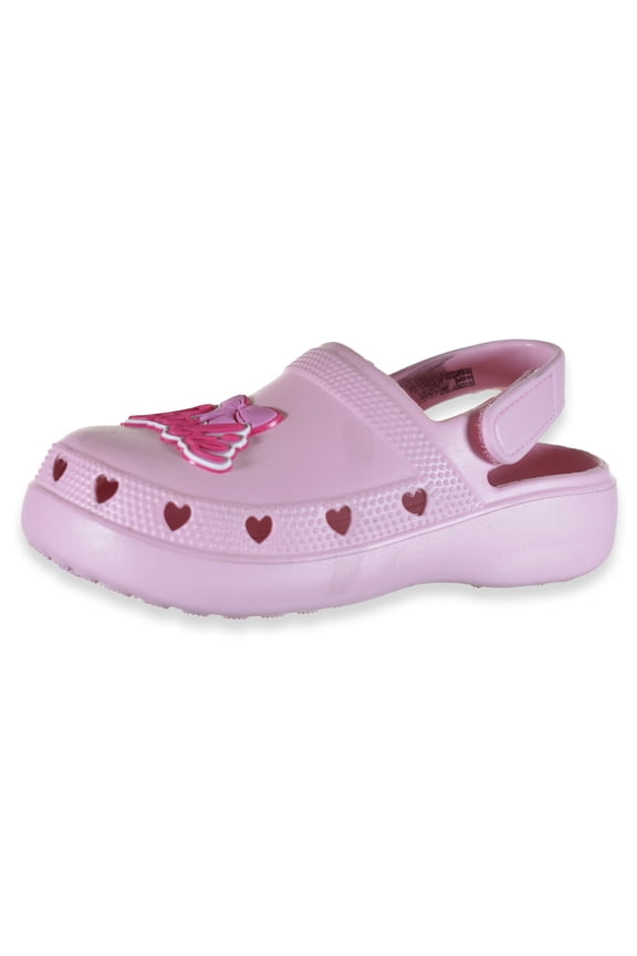 Toddler Girls' Clogs with Adjustable Strap - Medium Pink, Size 7
