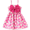 thumbnail image 1 of Barbie Toddler Girls Dress Allover Strawberry Print Bowknot Sleeveless Summer Dresses Girls Fashion Sizes 2-9Y, 1 of 8
