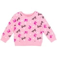 thumbnail image 1 of Barbie Toddler Girls French Terry Pullover Sweatshirt Toddler to Big Kid, 1 of 5