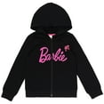 thumbnail image 1 of Barbie Toddler Girls French Terry Zip Up Hoodie Toddler to Big Kid, 1 of 5