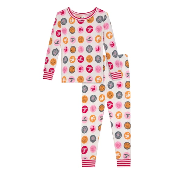 Barbie Toddler Girls Halloween Long Sleeve and Sleep Pants Pajama Set, 2-Piece, Sizes 12M-5T