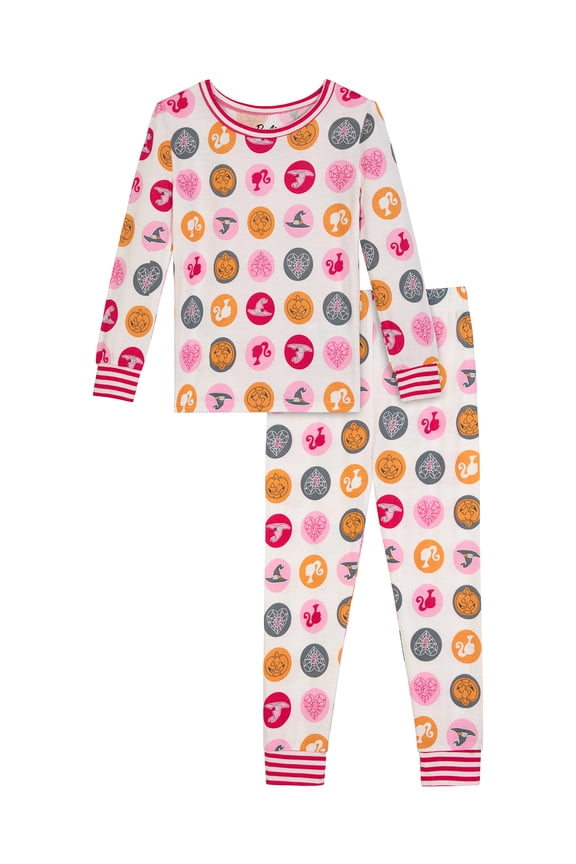 Toddler Girls Halloween Long Sleeve and Sleep Pants Pajama Set, 2-Piece, Sizes 12M-5T