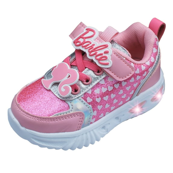 Barbie Toddler Girls' Light-Up Sneakers - Hot Pink, Size 7