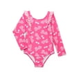thumbnail image 1 of Character Toddler Girl Long- Sleeve Ruffle One- Piece Swimsuit, Sizes 12M-5T, 1 of 3