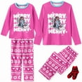 thumbnail image 1 of Barbie Toddler Girls Pajamas Pink Cozy Fleece Pants Set 2pcs Christmas Long Sleeve Family Matching Sleepwear Sizes 2-9Y, 1 of 14