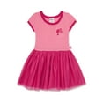 thumbnail image 1 of Barbie Toddler Girls Short Sleeve Sweater Cosplay Dress, Sizes 2T-5T, 1 of 7