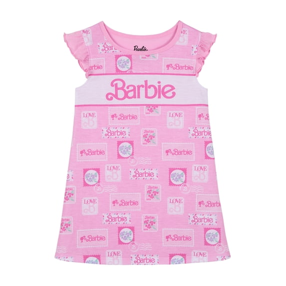 Barbie Toddler Girls Sleep Gown, One-Piece, Sizes 2T-5T